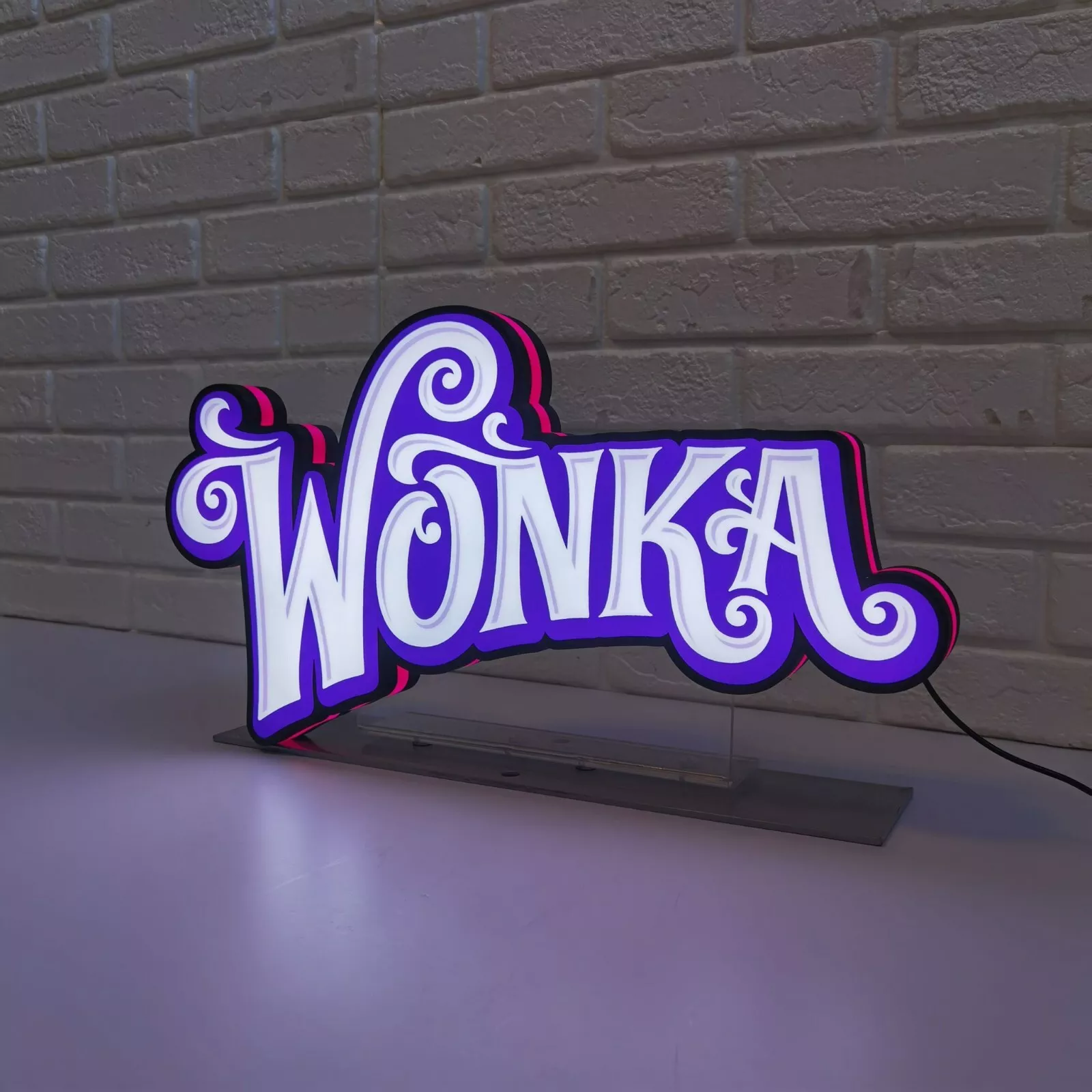 Wonka Pinball Topper LED Lightbox - Immerse in the Sweet World of Willy Wonka!