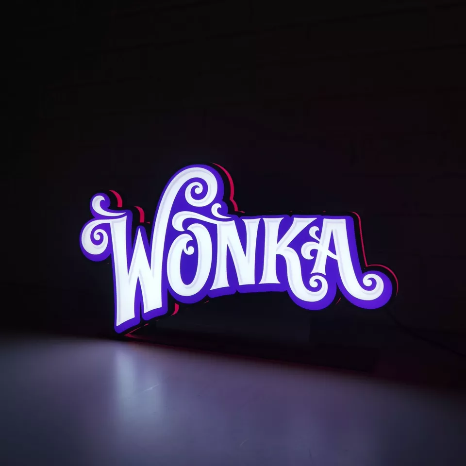 Wonka Pinball Topper LED Lightbox - Immerse in the Sweet World of Willy Wonka!