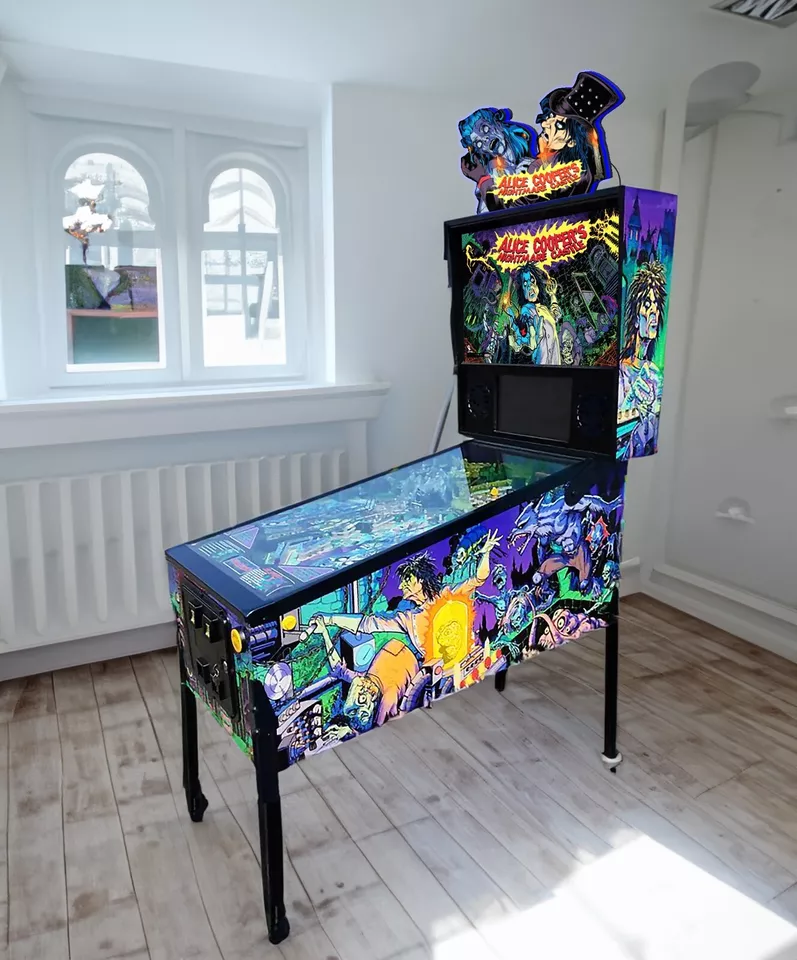 Alice Cooper Nightmare Castle Pinball Topper LED Lightbox - Dive into the Dark