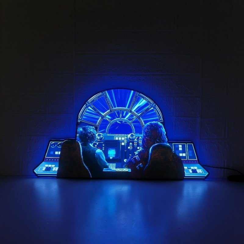 EXCLUSIVE STAR WARS MILLENNIUM FALCON PINBALL TOPPER - LED