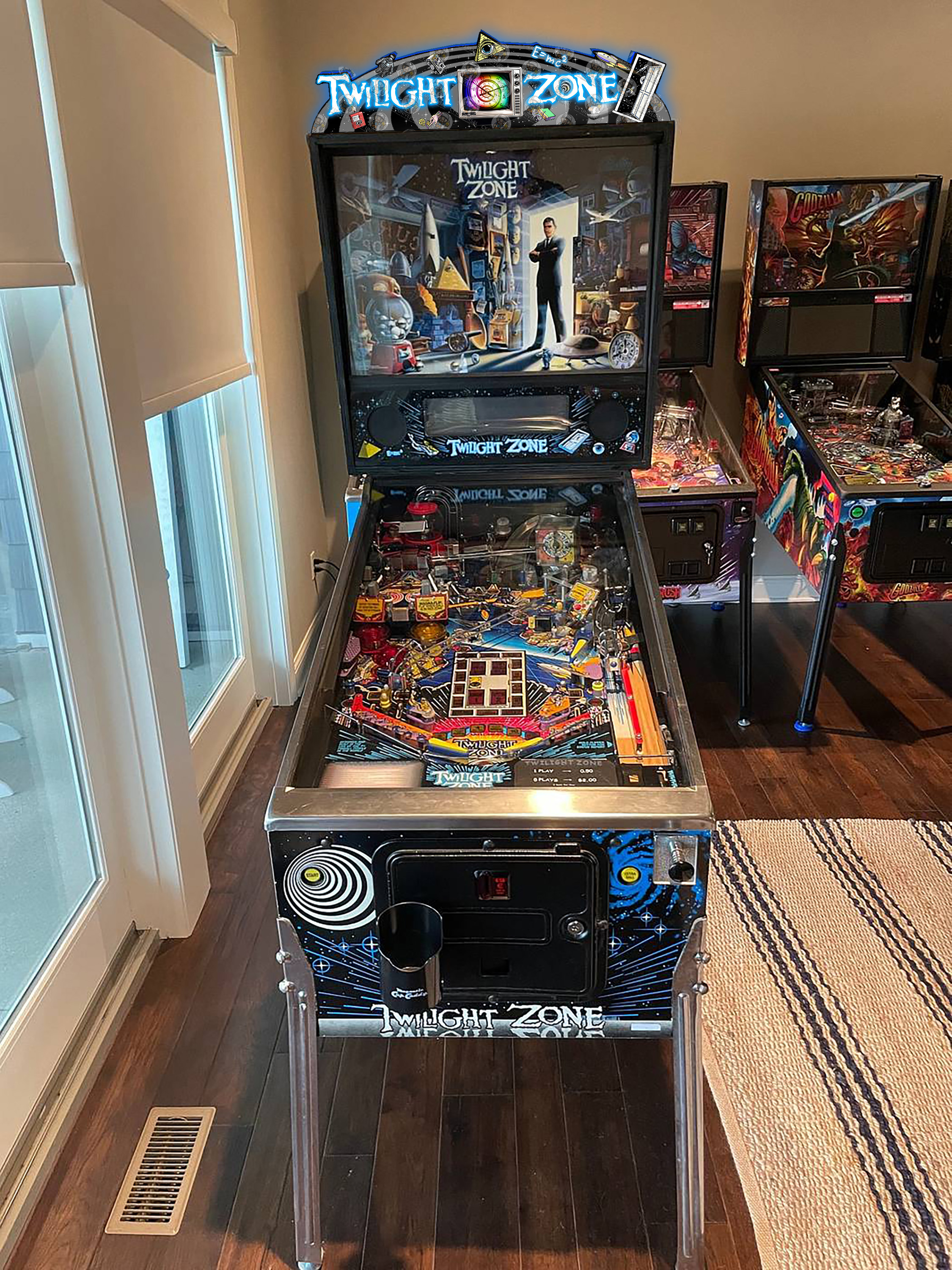 Twilight Zone Pinball Topper LED Lightbox - Enhance Your Gaming Experience!