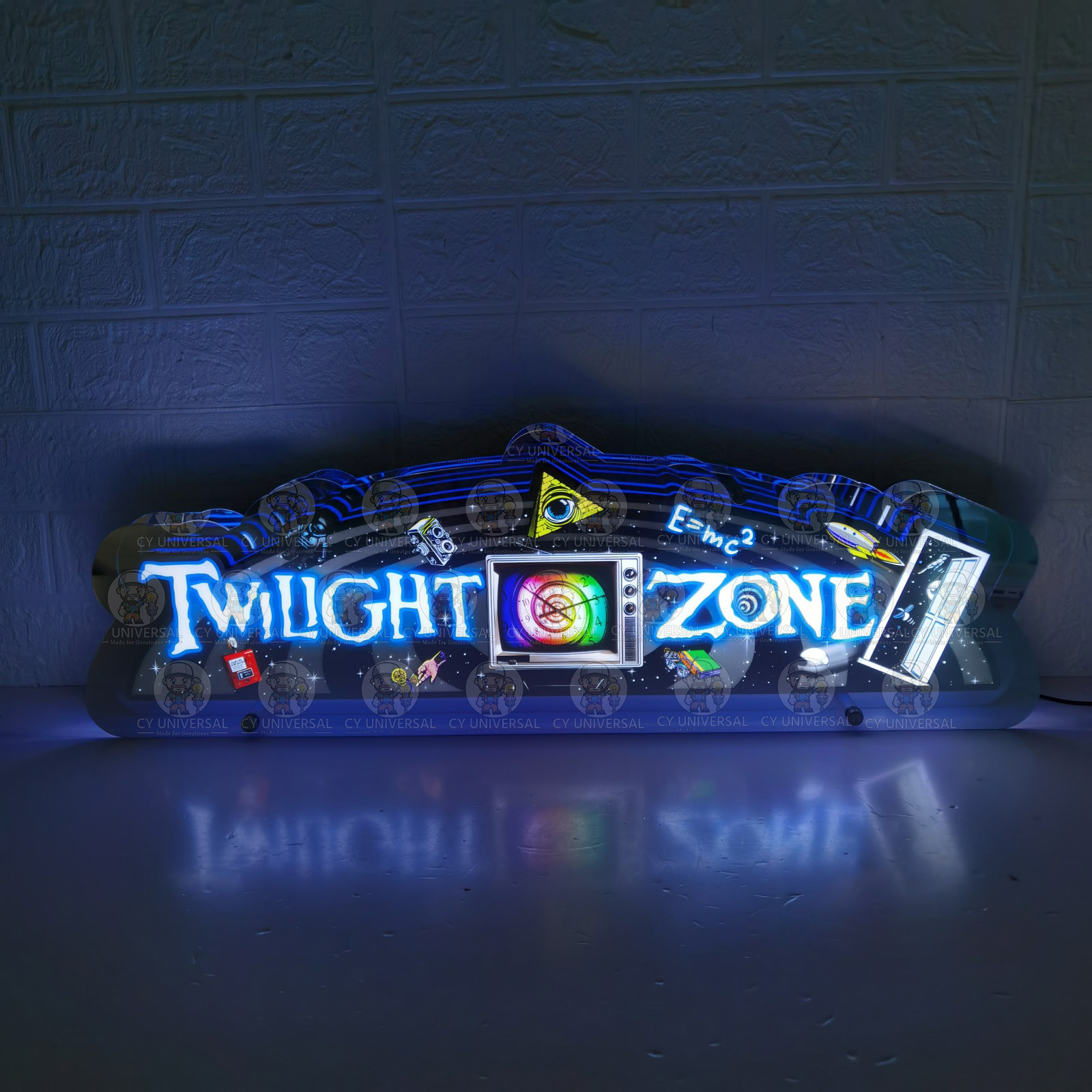 Twilight Zone Pinball Topper LED Lightbox - Enhance Your Gaming Experience!