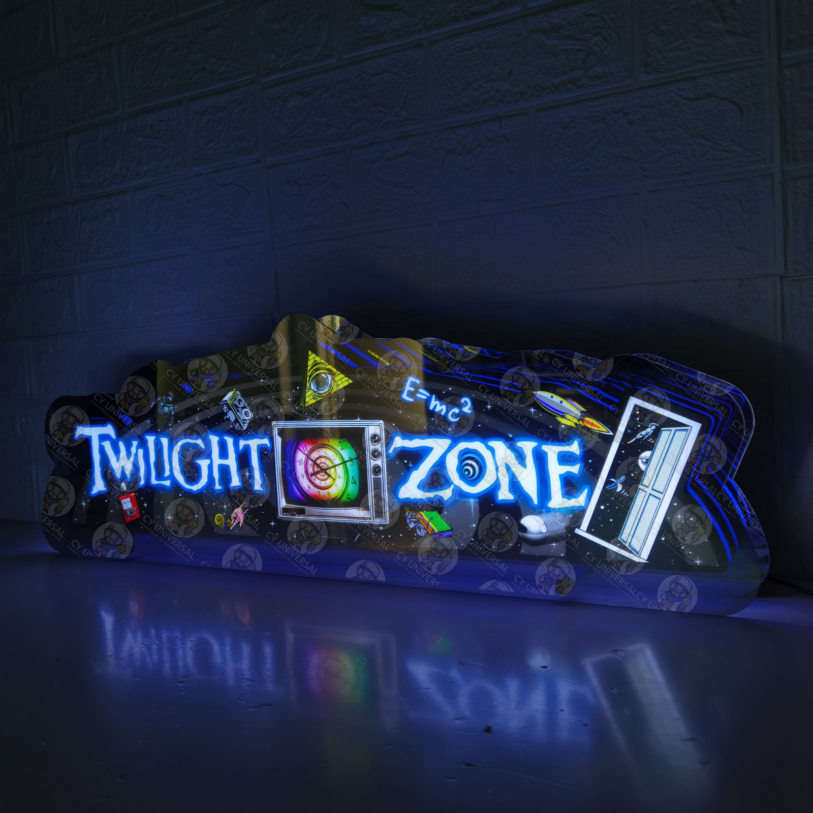 Twilight Zone Pinball Topper LED Lightbox - Enhance Your Gaming Experience!