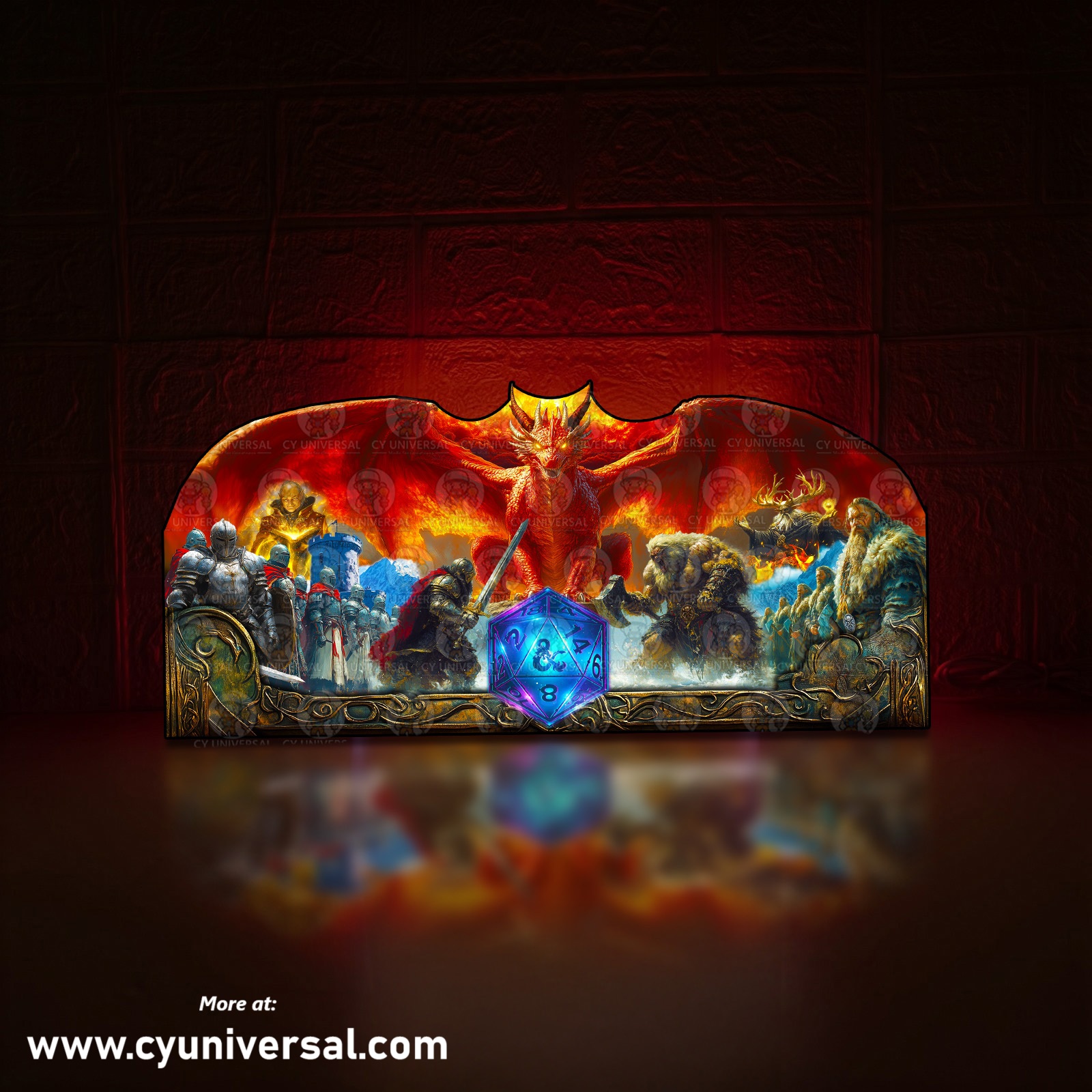 Dungeons & Dragons โ The Battle for the Realm Pinball Topper