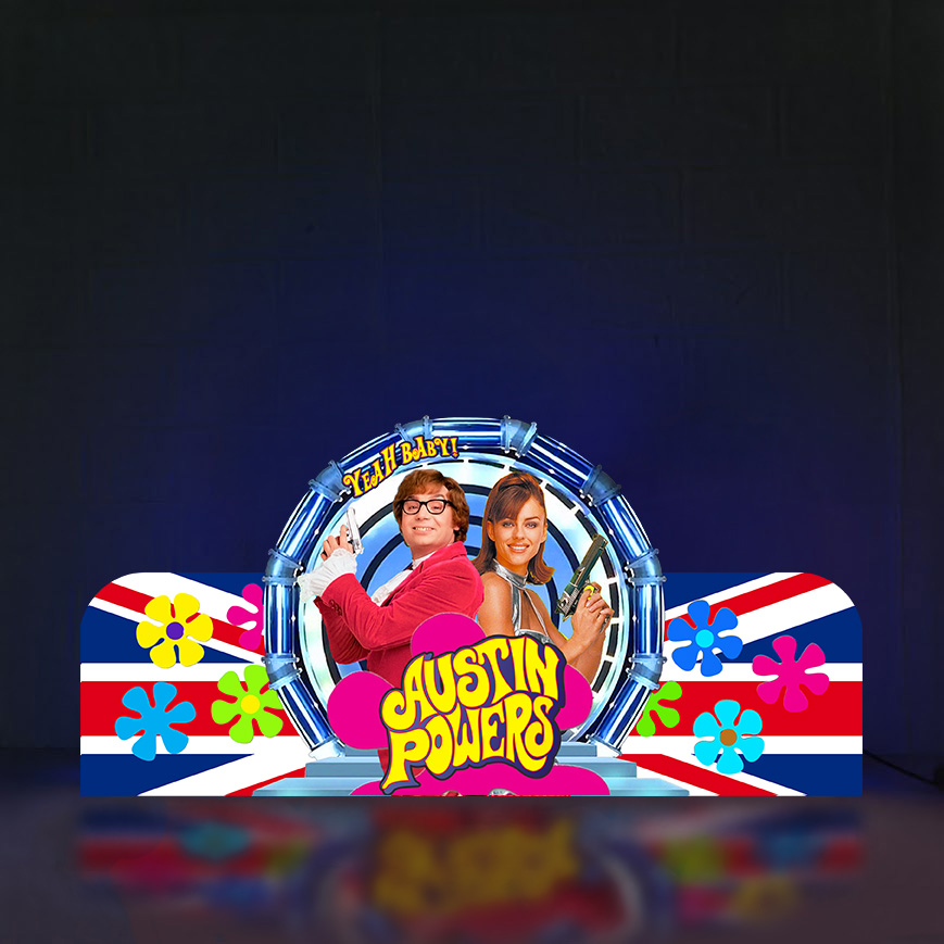 Austin Powers Pinball Topper - LED Lightbox - Dimmer