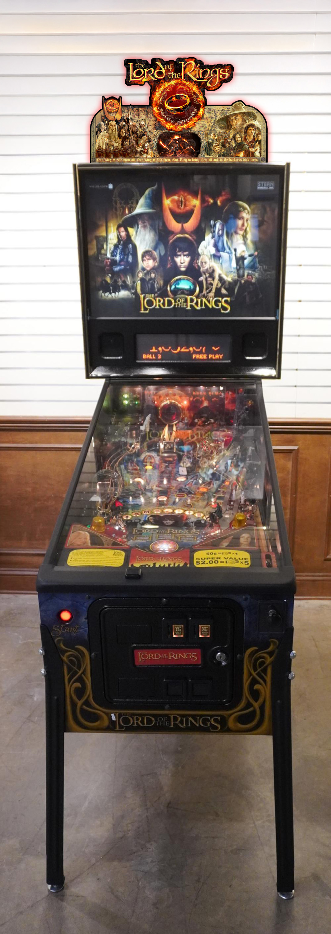 The War for Middle-earth – The Lord Of The Rings Pinball Topper LED - Dimmer ready