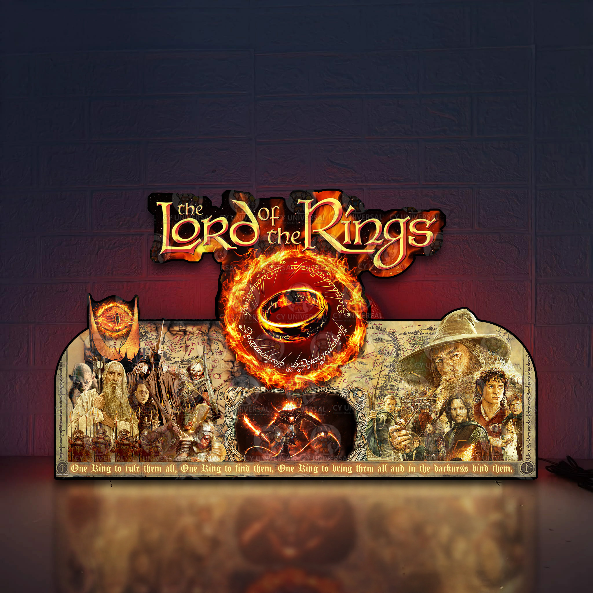 The War for Middle-earth – The Lord Of The Rings Pinball Topper LED - Dimmer ready