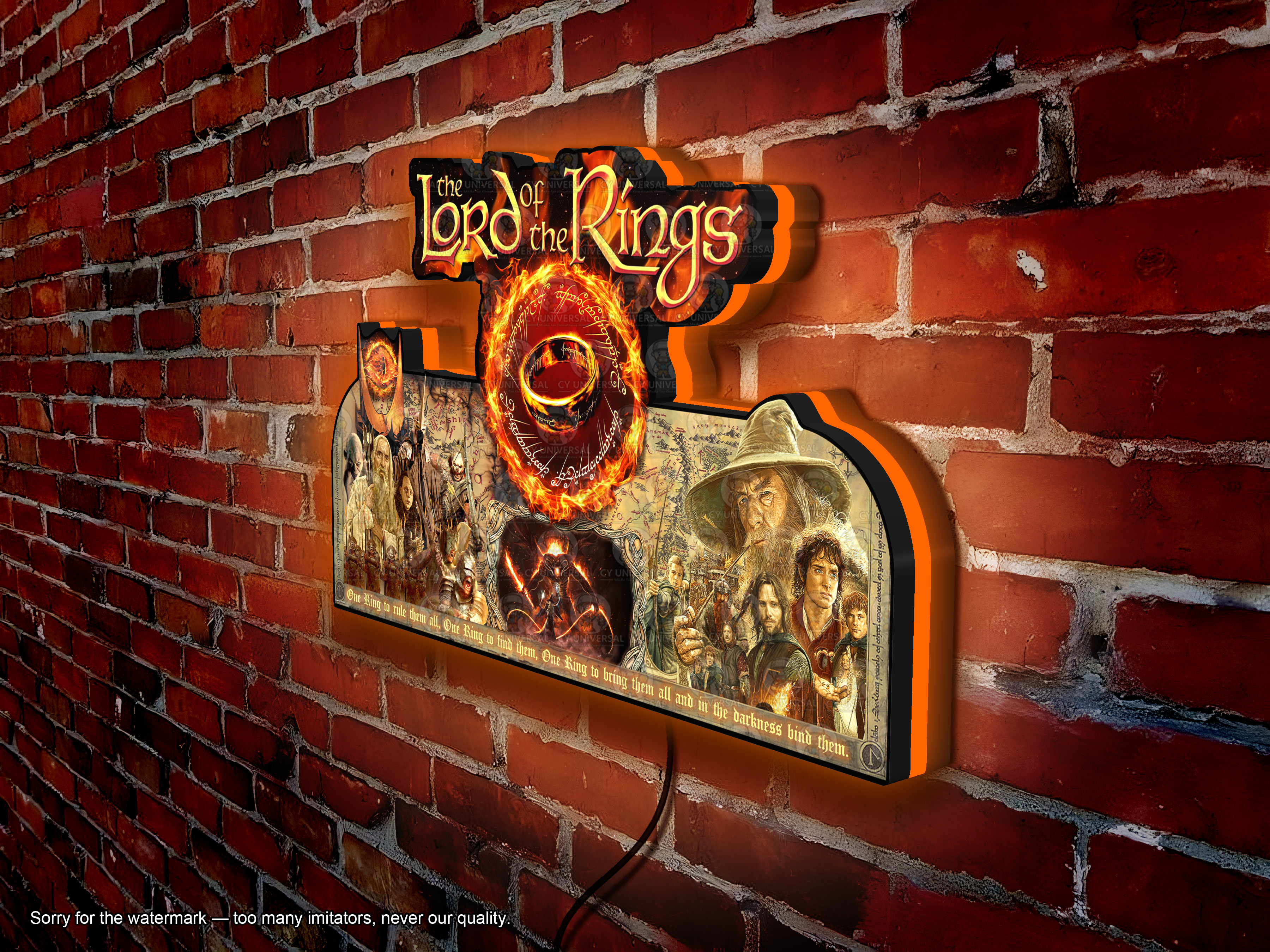 The War for Middle-earth – The Lord Of The Rings Pinball Topper LED - Dimmer ready