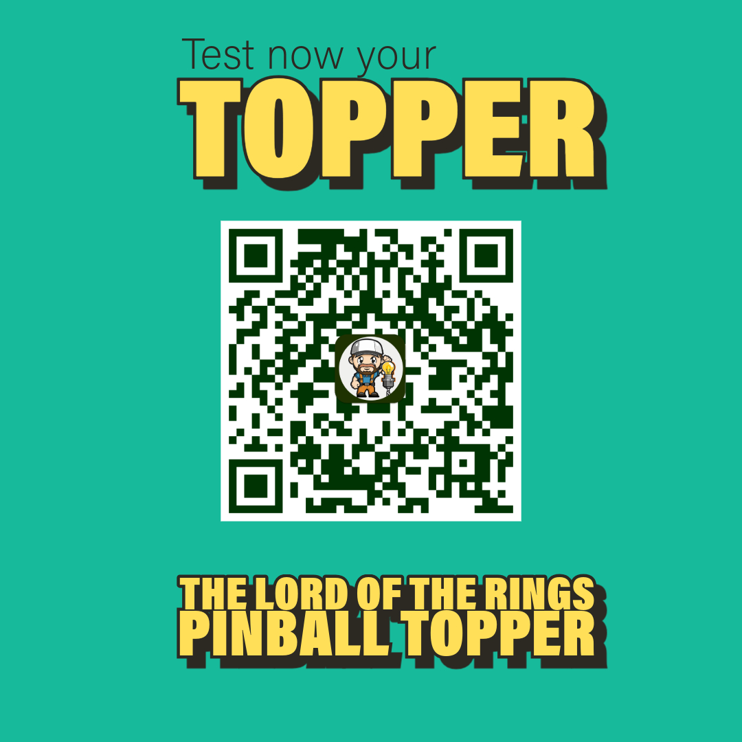 The War for Middle-earth – The Lord Of The Rings Pinball Topper LED - Dimmer ready