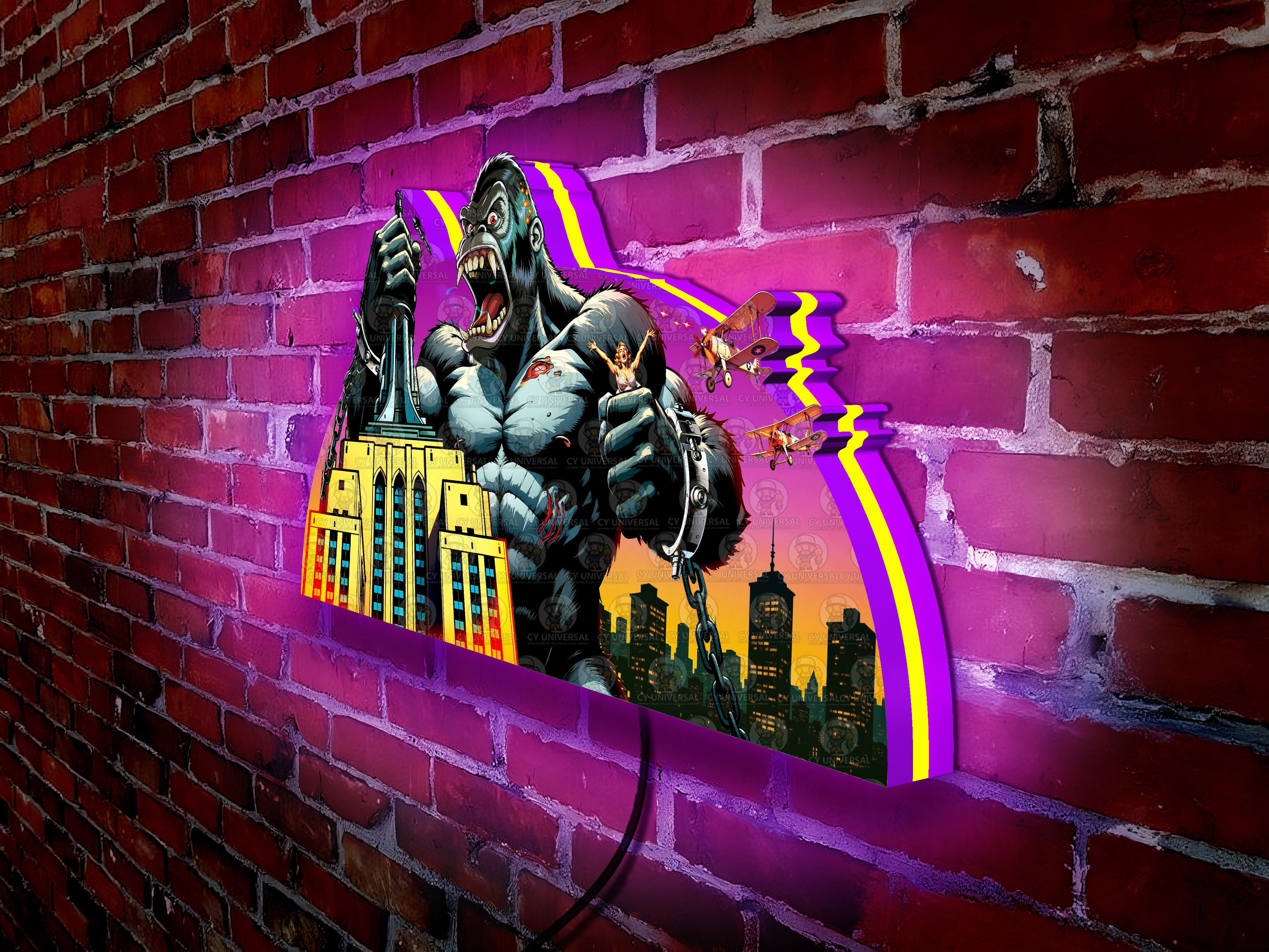 🦍 King Kong: The Last Stand – Pinball Topper – a fully custom 3D LED topper