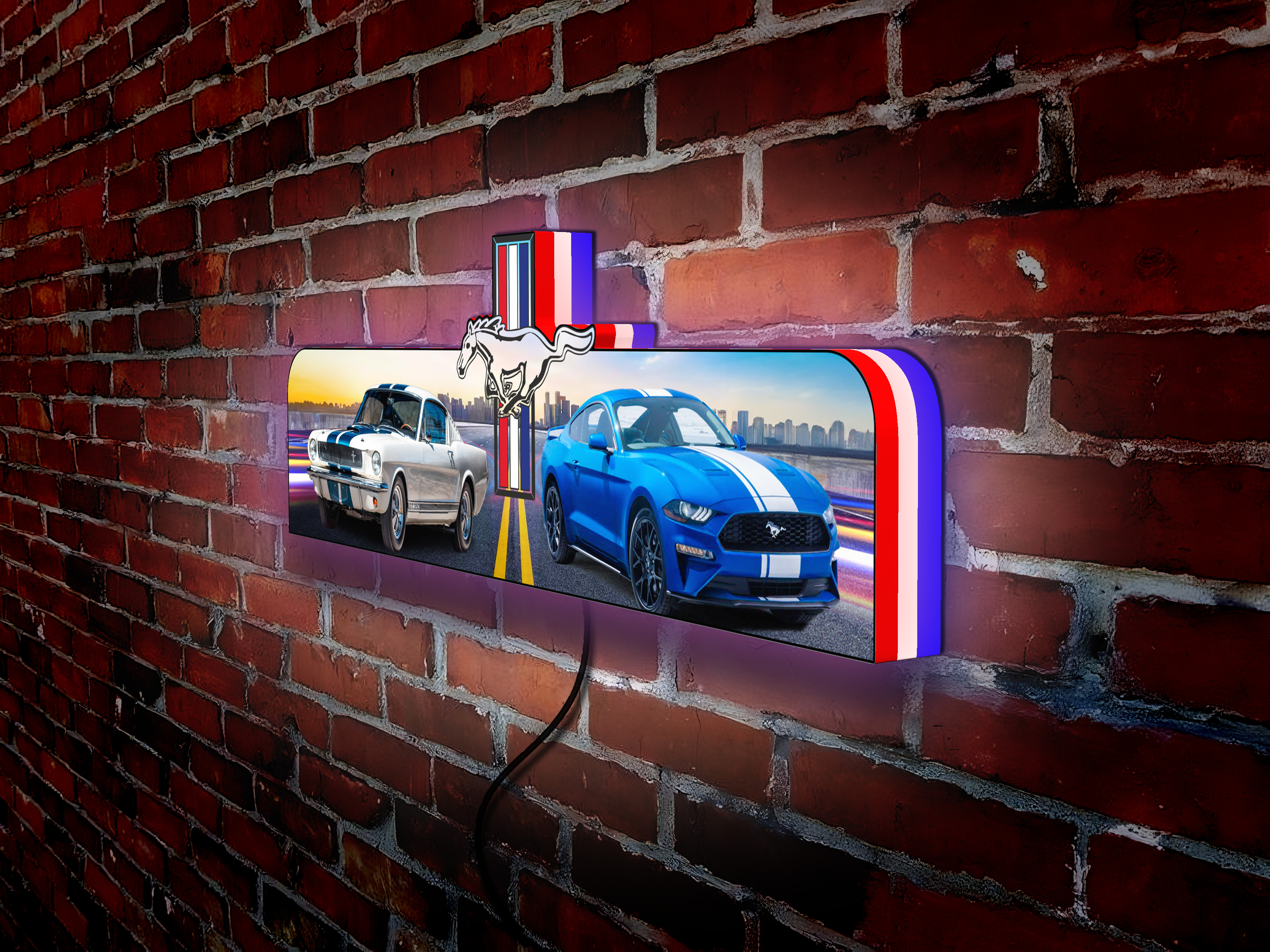 🐎 Mustang: Legacy in Motion – Pinball Topper – a fully custom 3D LED topper
