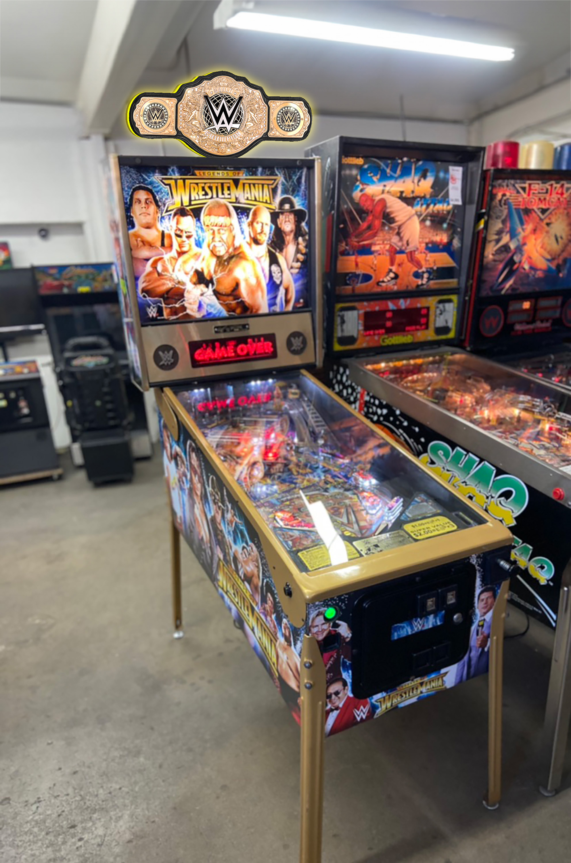 Exclusive WWE Pinball Topper LED - USB - Dimmable - Limited