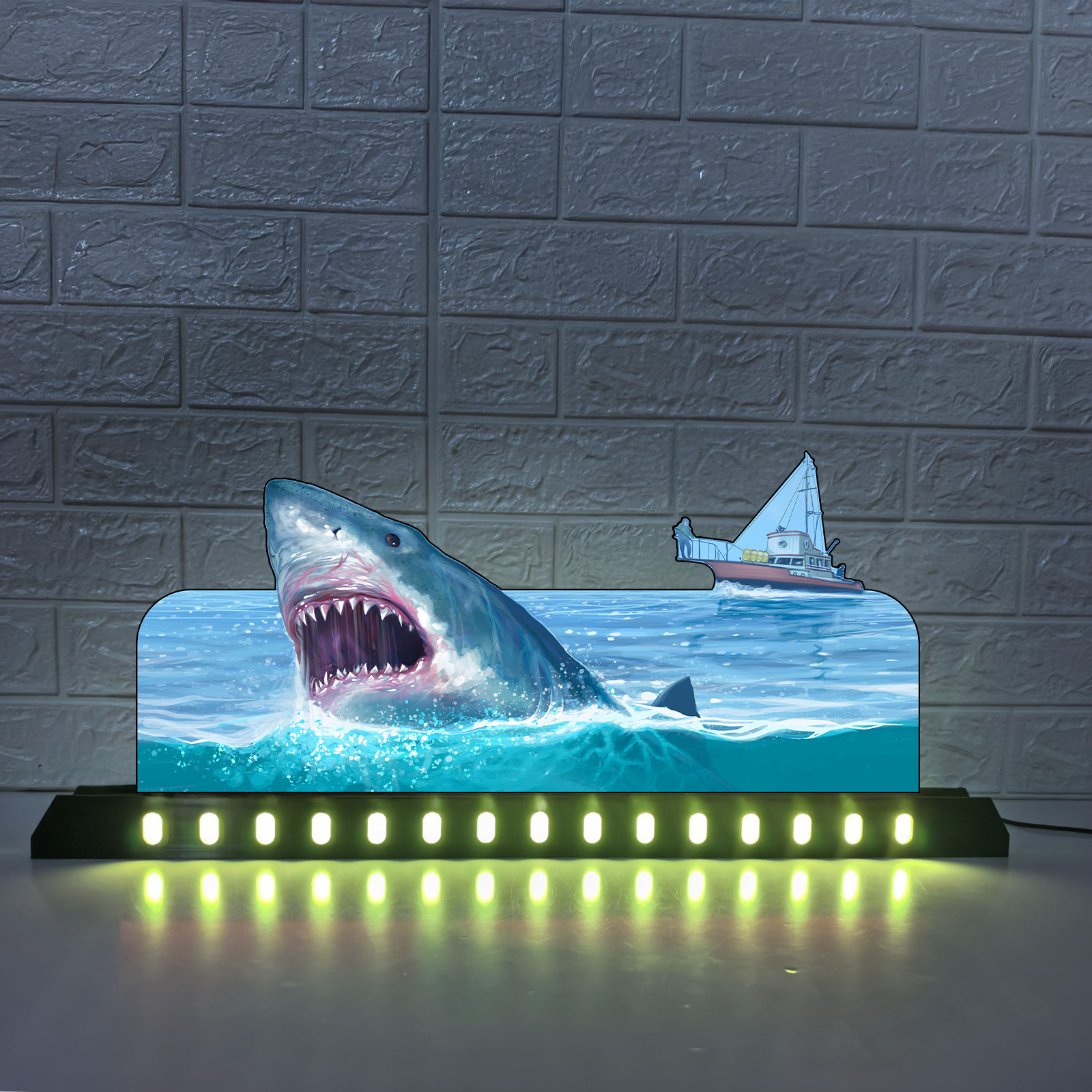 JAWS: Amity Island Beach Closed - Expression Topper with Sound-Reactive RGB Base