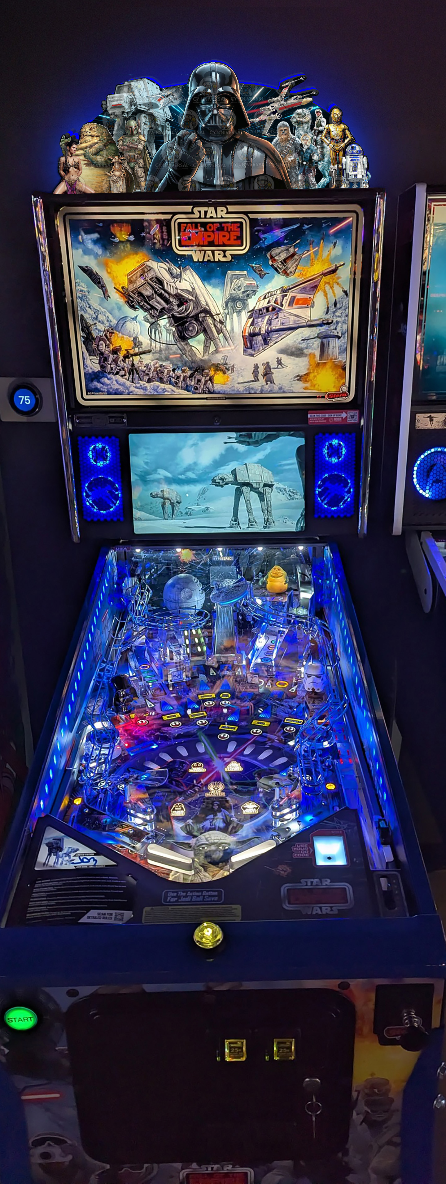 Star Wars: Fall of the Empire 3D Pinball Topper – Vader & Legends – Multi-Layer Ready