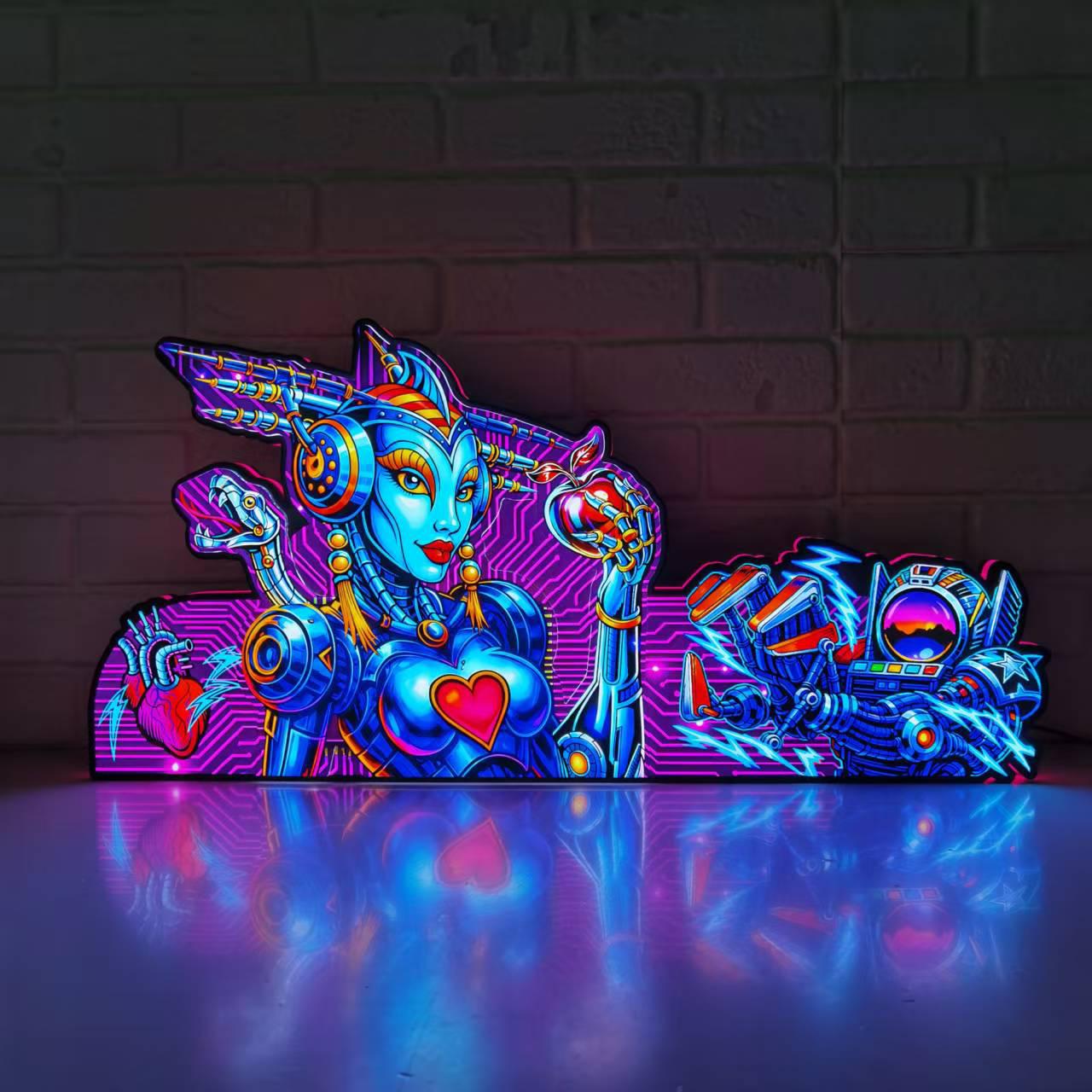 Bride of PinBot “Fruit of Desire” 3D LED Pinball Topper – USB Powered – Fully Dimmable