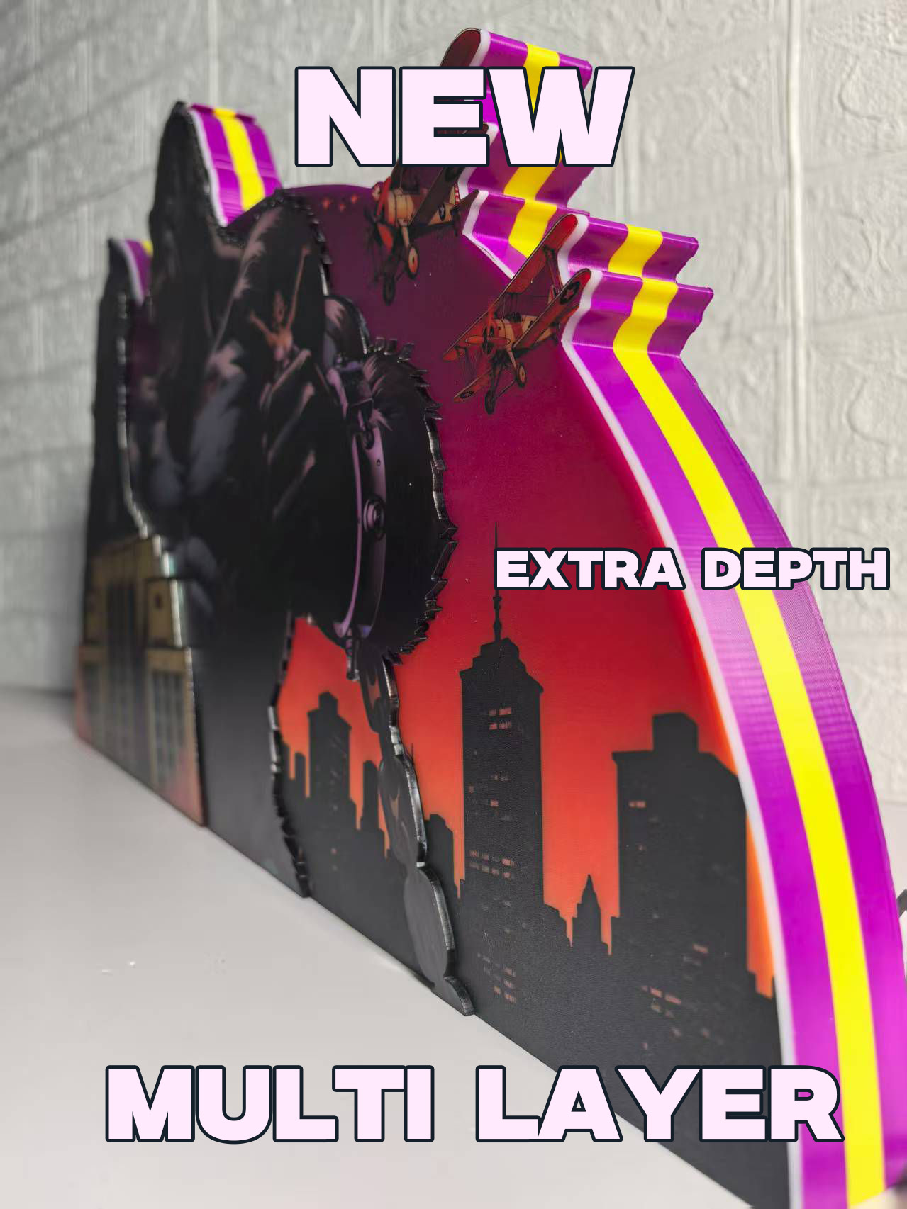 🦍 King Kong: The Last Stand – Pinball Topper – a fully custom 3D LED topper