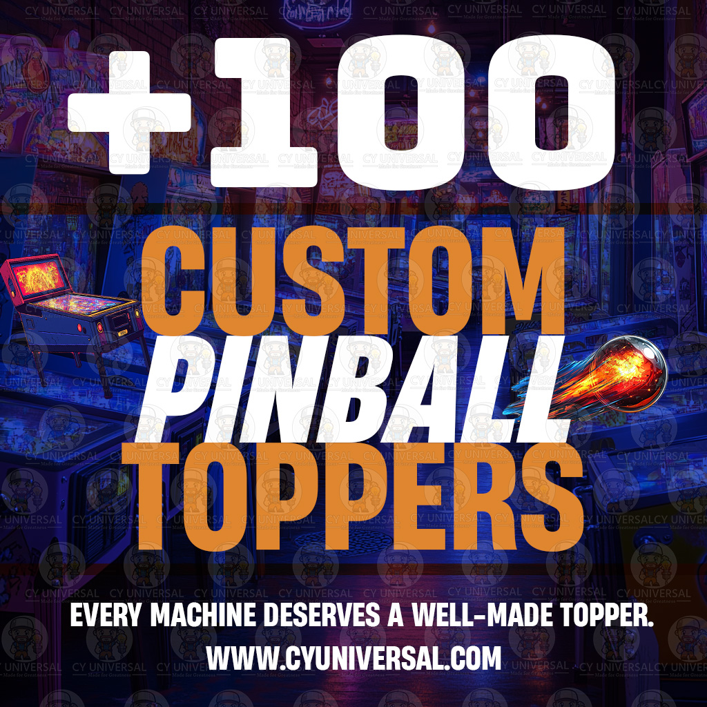 Magnetic Plexiglas Stand for Pinball Toppers - Elevate Your Game Room Display!