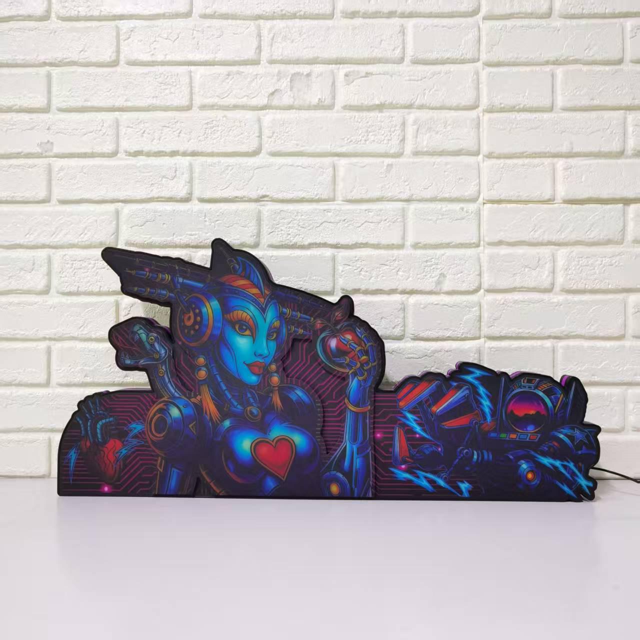 Bride of PinBot “Fruit of Desire” 3D LED Pinball Topper – USB Powered – Fully Dimmable