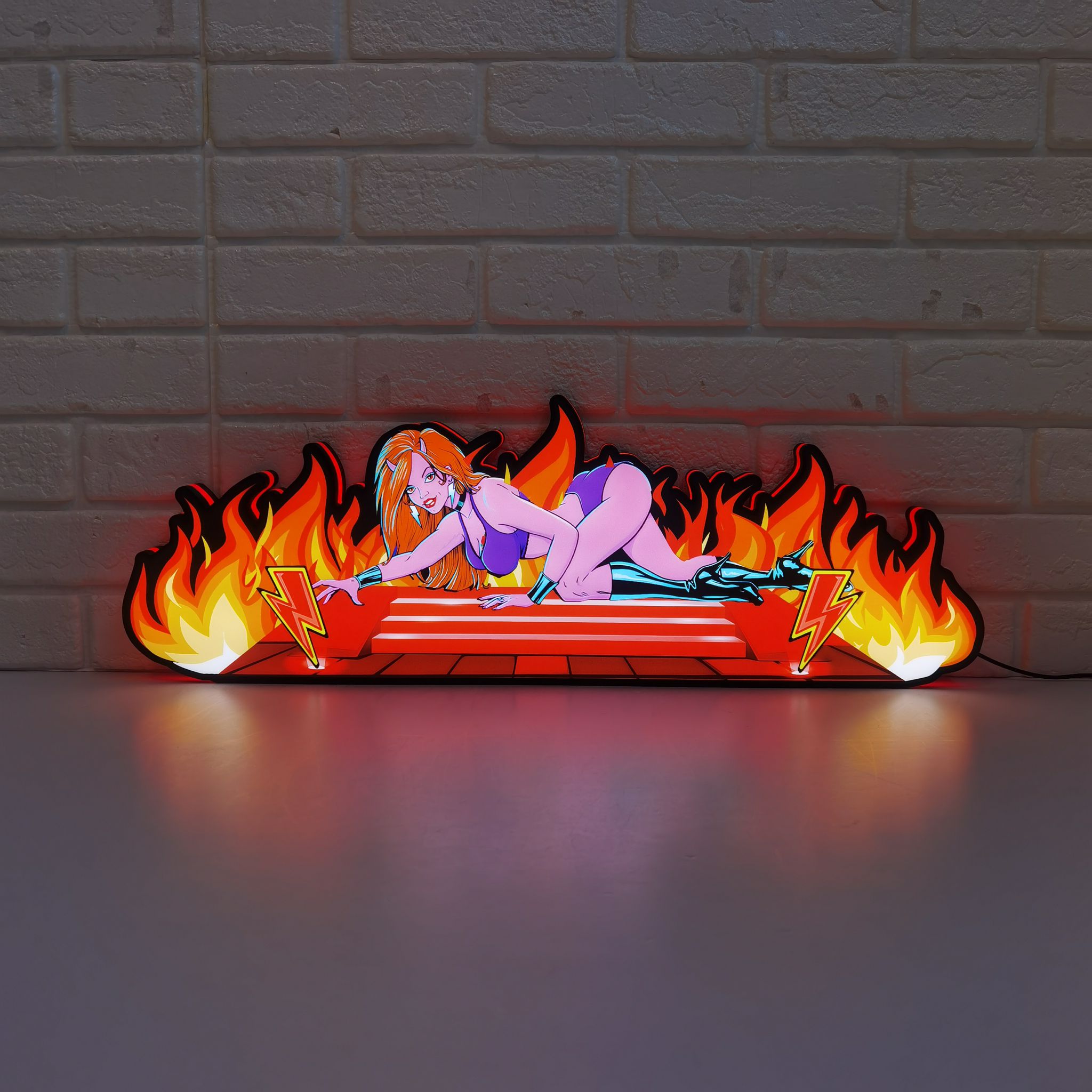 Ultra Rare Luci AC/DC Pinball Topper (Uncensored) - Limited Edition Collectible!