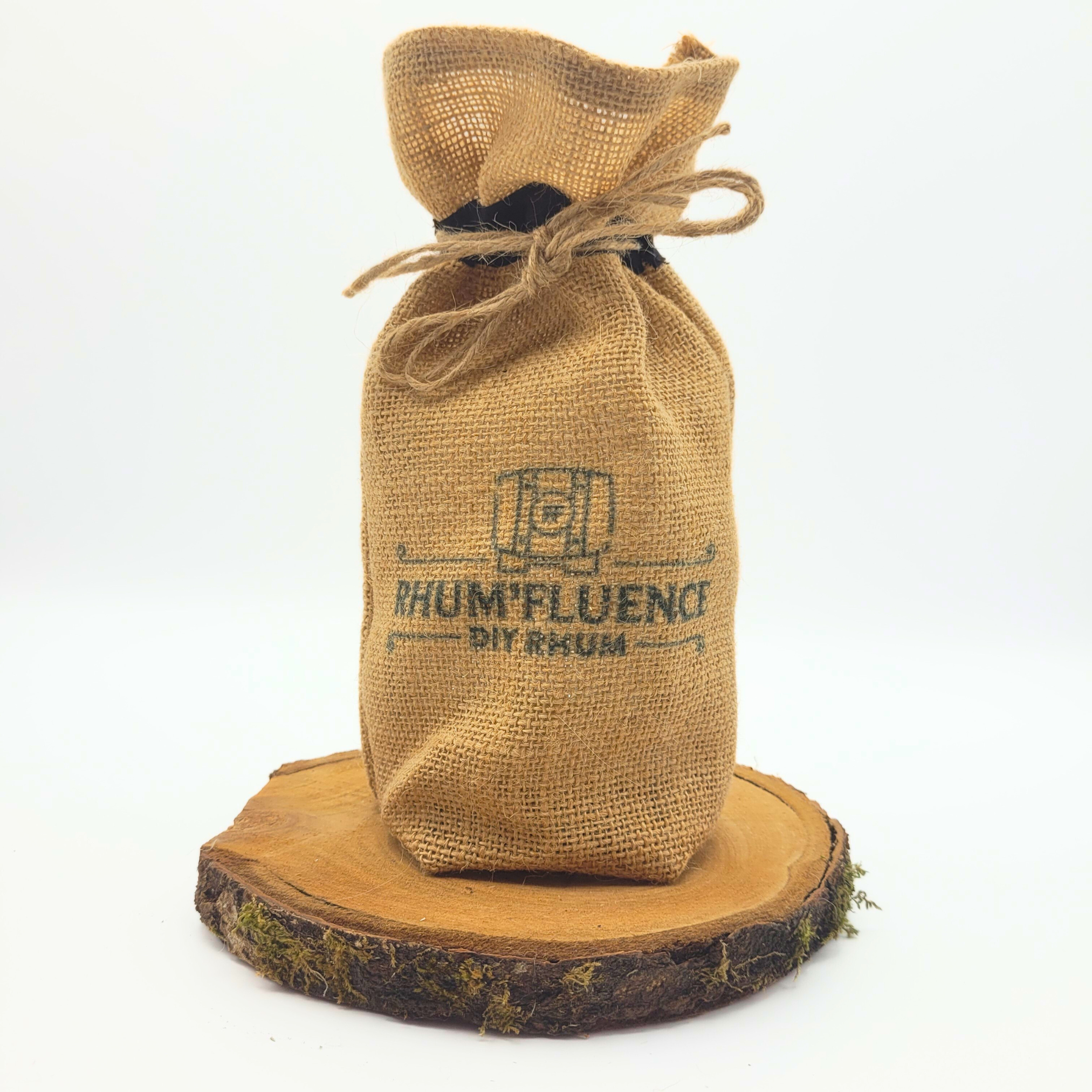 Pochette en toile de jute