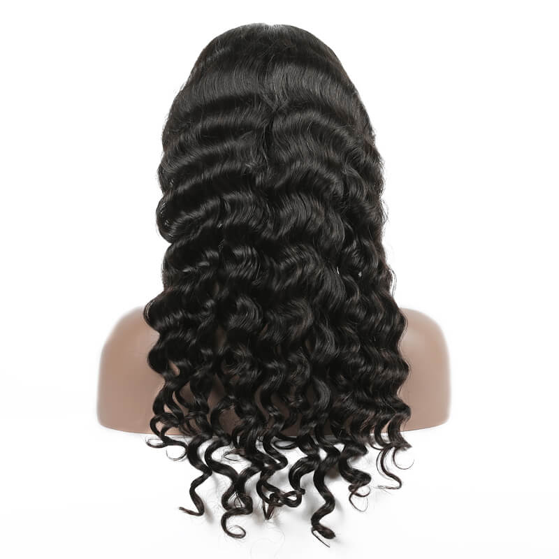 Raw Hair Guru: Unleash Your Inner Beach Babe with our 180% Density Loose Curly 360 Lace Wig