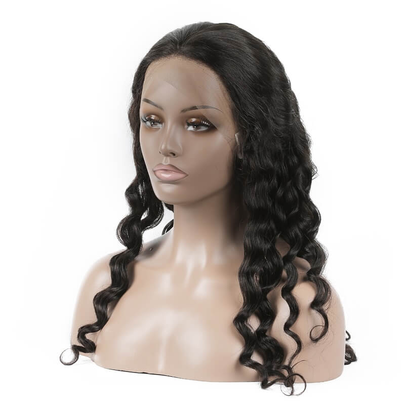 Raw Hair Guru: Unleash Your Inner Beach Babe with our 180% Density Loose Curly 360 Lace Wig