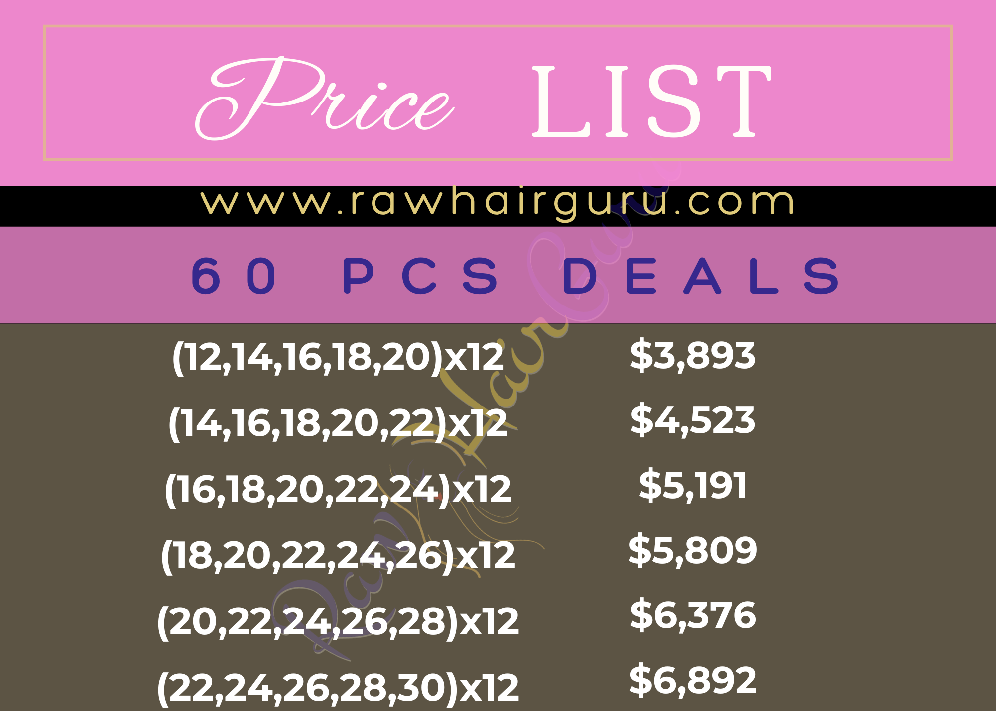  60 Pcs Straight Brazilian Hair Extensions (12"-30")  CAN MIX STYLES