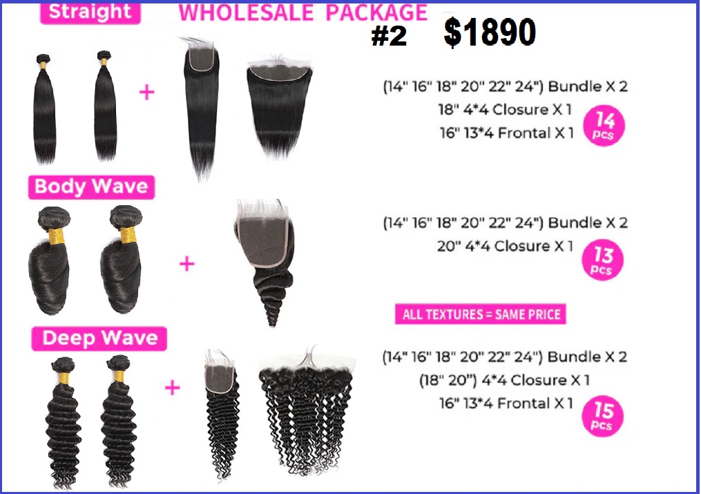 Raw Hair Guru: Wholesale 42-Piece Bundles /Closures / frontal Packages  