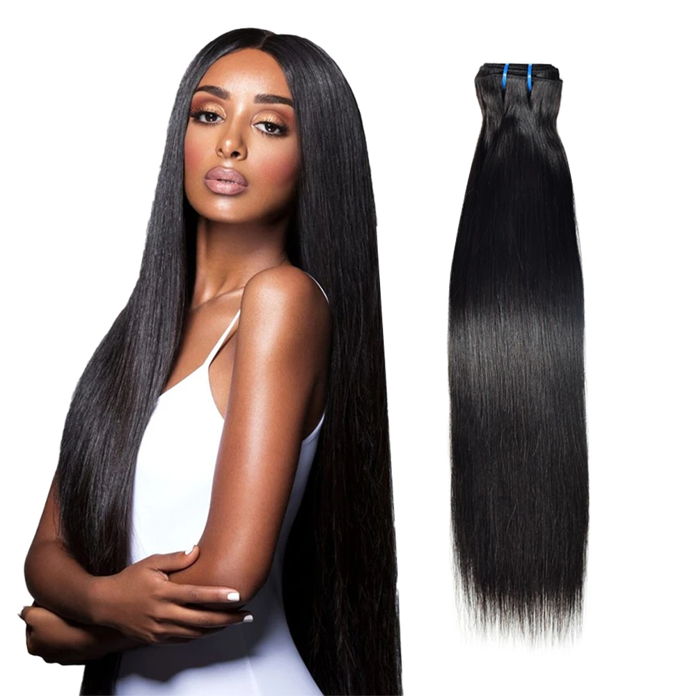 Straight Virgin Human Hair Bundles - Mink Malaysian (300g)