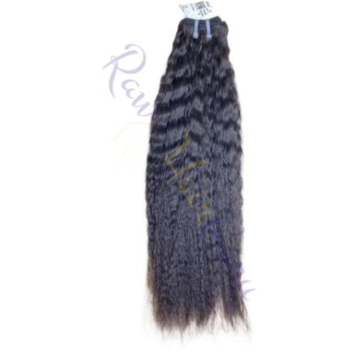   RHG1 Guru's kinky yaki double weft raw hair bundle 100g