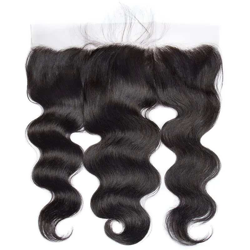 Raw Hair Guru blonde waves Full HD transparent Lace Frontal Virgin Human Hair 13x4  