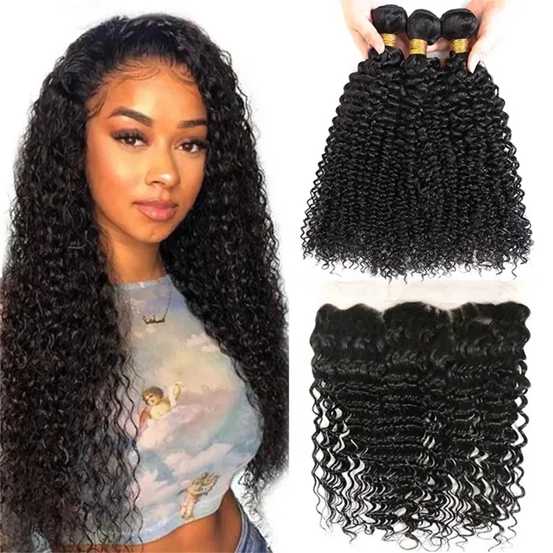 Raw Hair Guru  4 Bundles Top Brazilian silky straight Hair With 13x4 Lace Frontal
