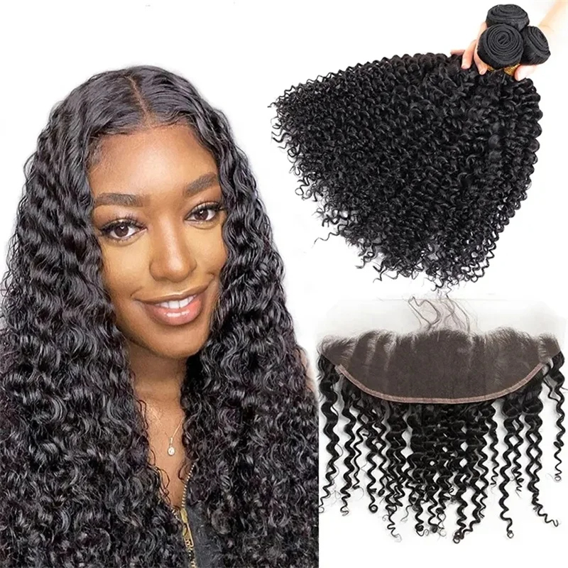 Raw Hair Guru  4 Bundles Top Brazilian silky straight Hair With 13x4 Lace Frontal