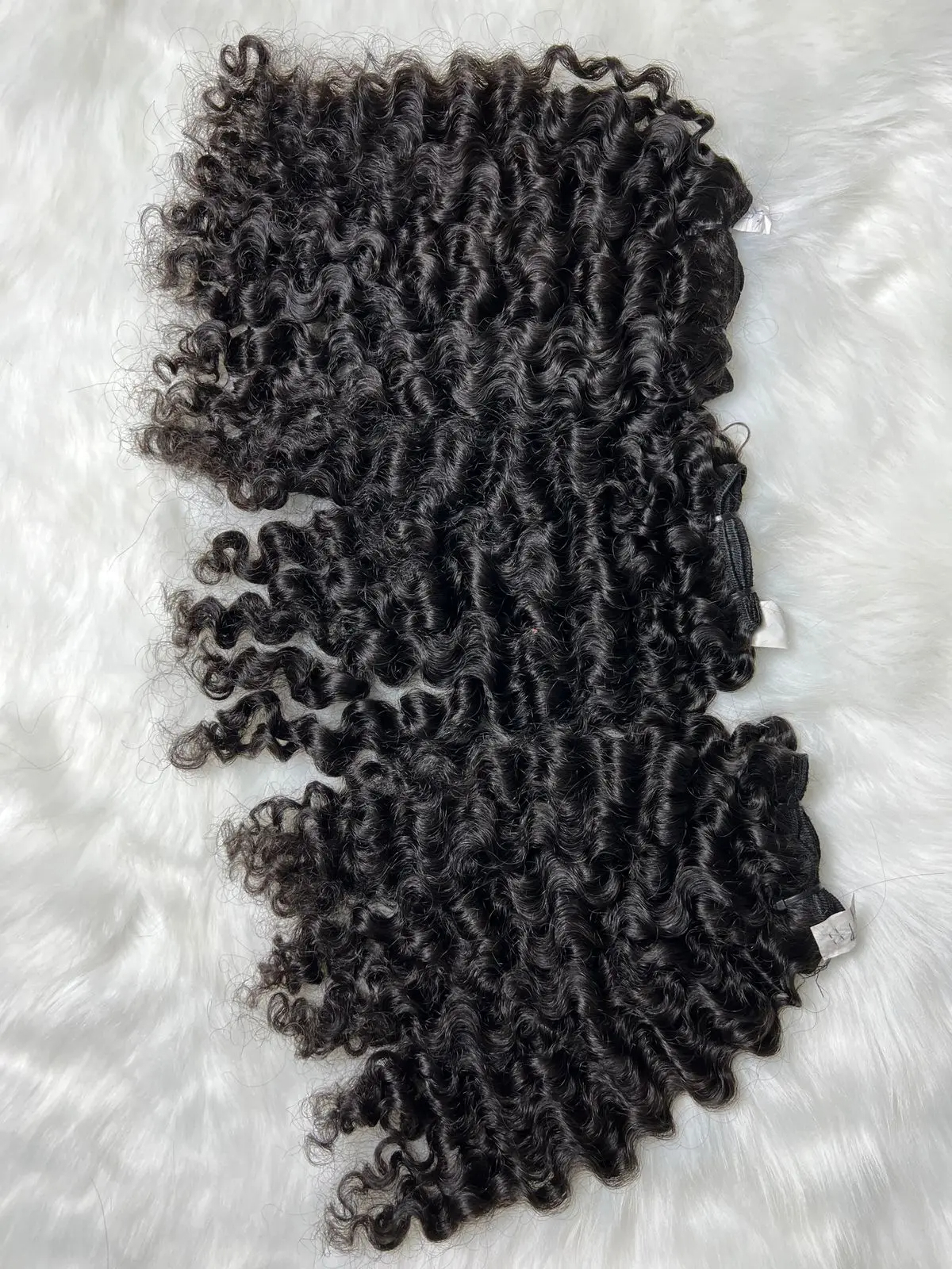 Burmese natural  kinky curl Raw Hair |  300g ( weft Bundles) | Exotic Human Hair Extensions