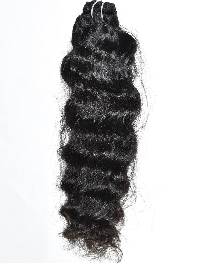 300g Raw Indian human hair Deep Wavy Hair weft 