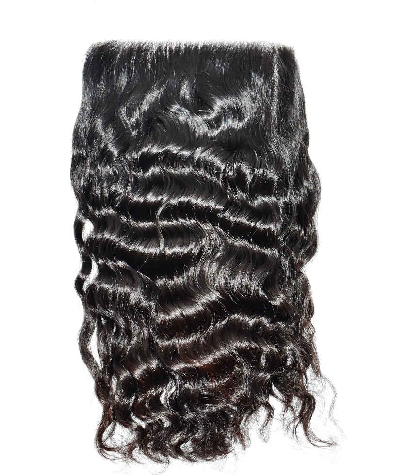 Raw Indian Sea loose wavy Closure HD swiss transparent lace closure