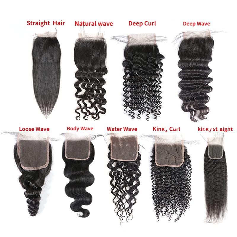 20pcs 12-20" Mix Wholesale 12A HD Lace Brazilian Virgin Hair, Bulk Lace Closure deals 1b  Body waves