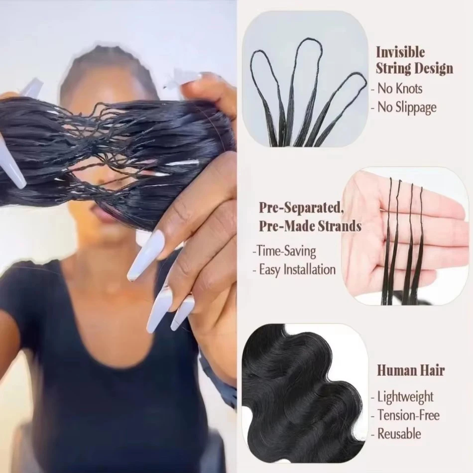 Burmese kinky Curly Crochet Human Hair Extensions  