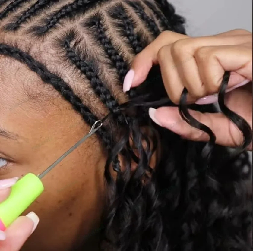 Kinky Curly Human Hair Extensions