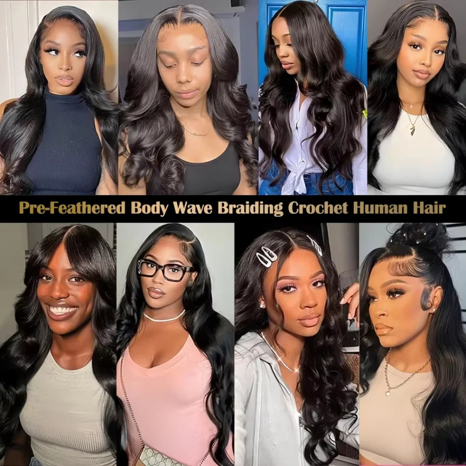 Burmese kinky Curly Crochet Human Hair Extensions  