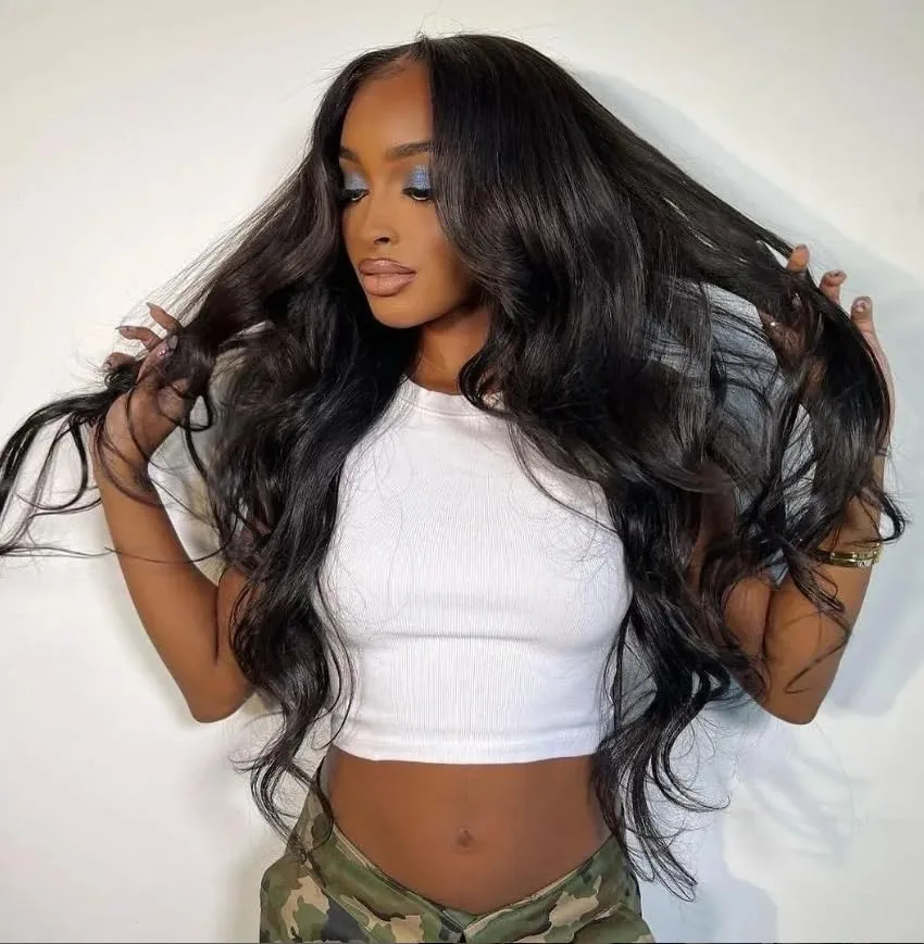 60G-80G Body Wave Crochet Human Hair Extensions 