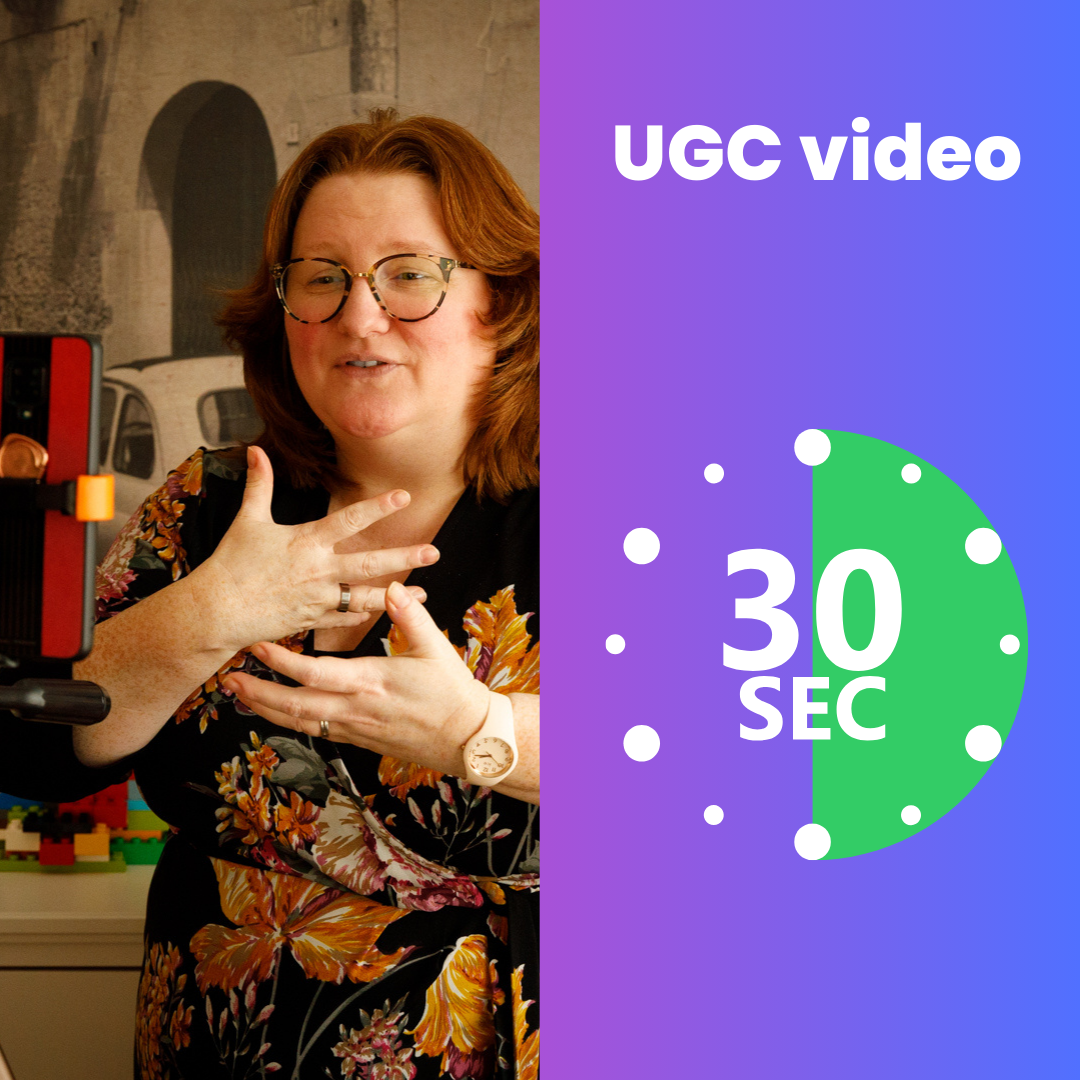 UGC video 30 seconden