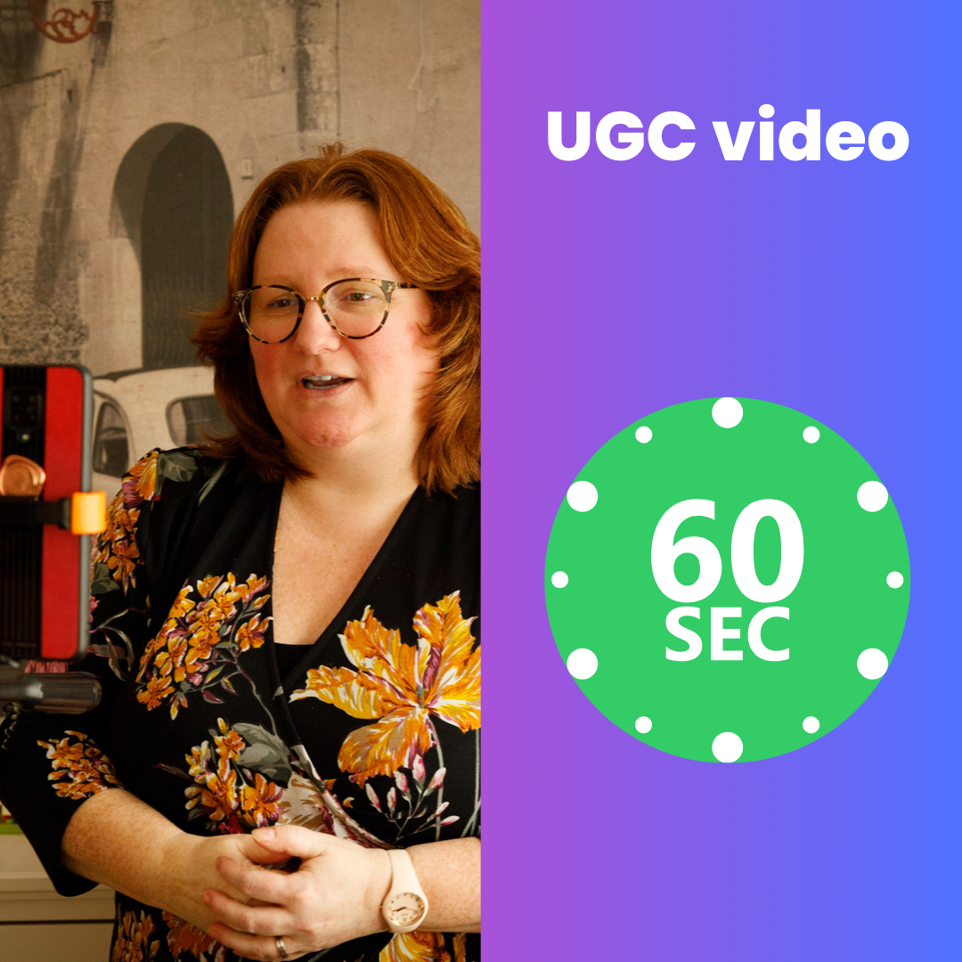 UGC video 60 seconden