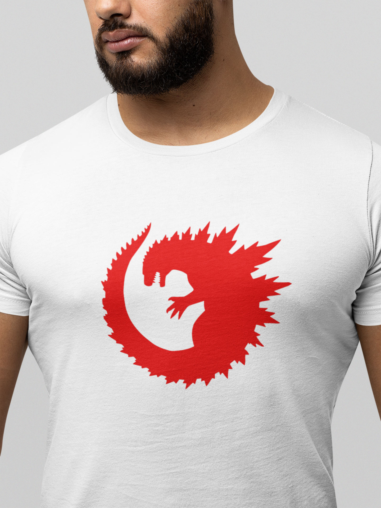 Godzilla enroscado