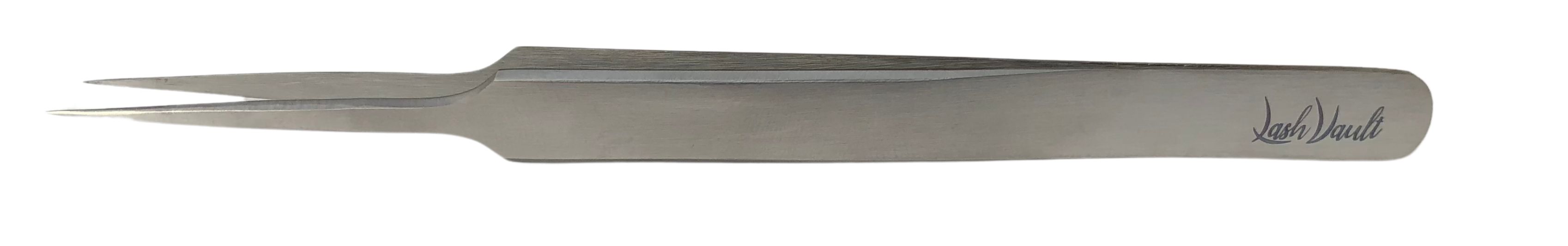 Eyelash Extensions Isolation Tweezers Straight Silver