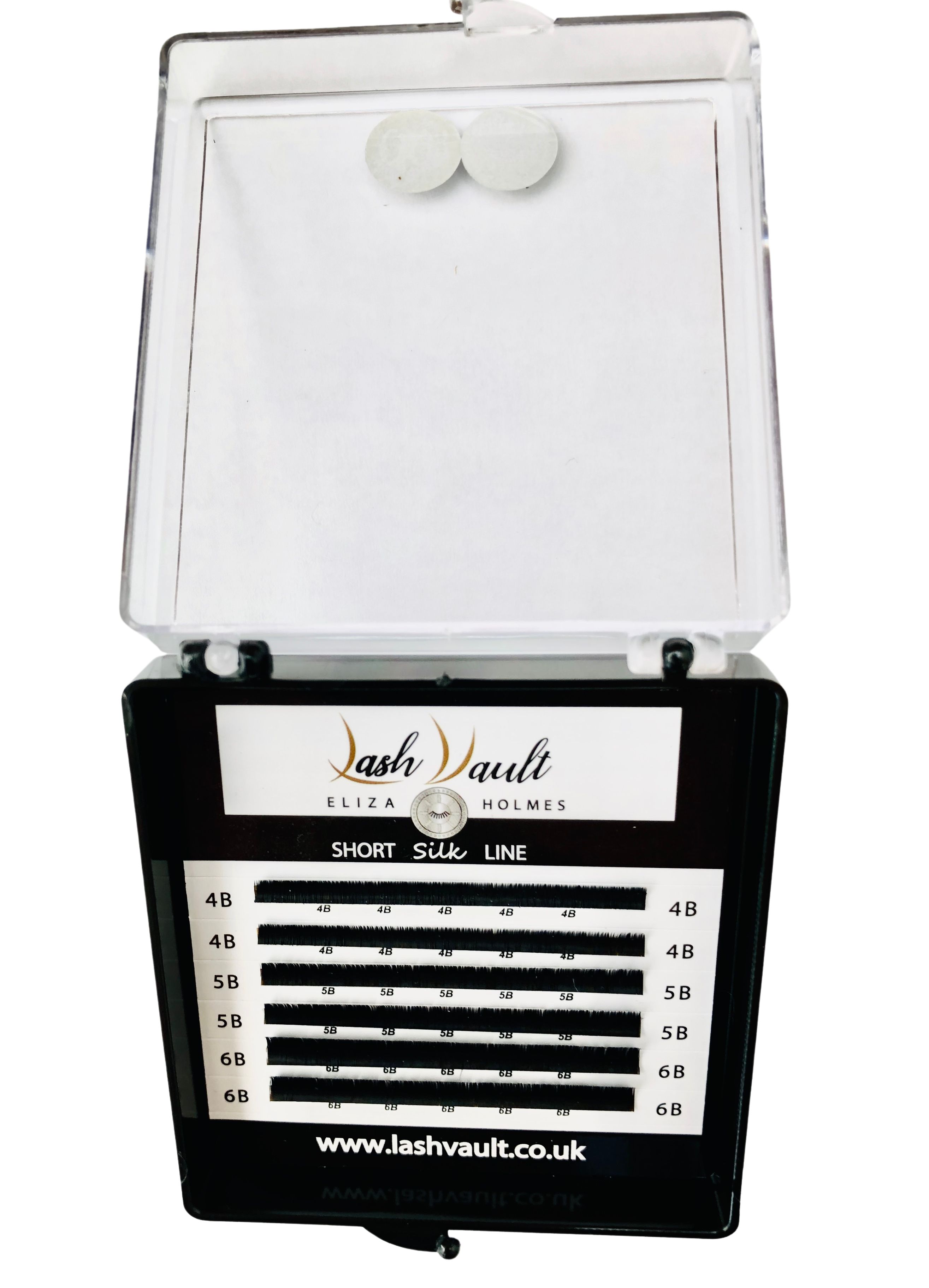 Mini tray SHORT eyelash extensions - lower lashes