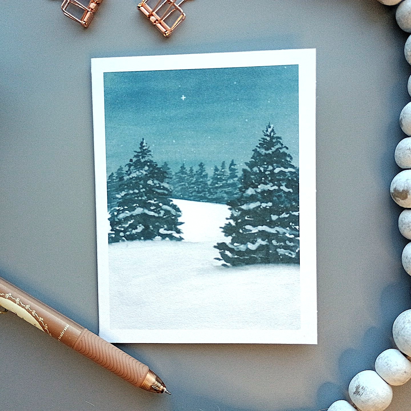 Snow Collection Notecards, set of 8