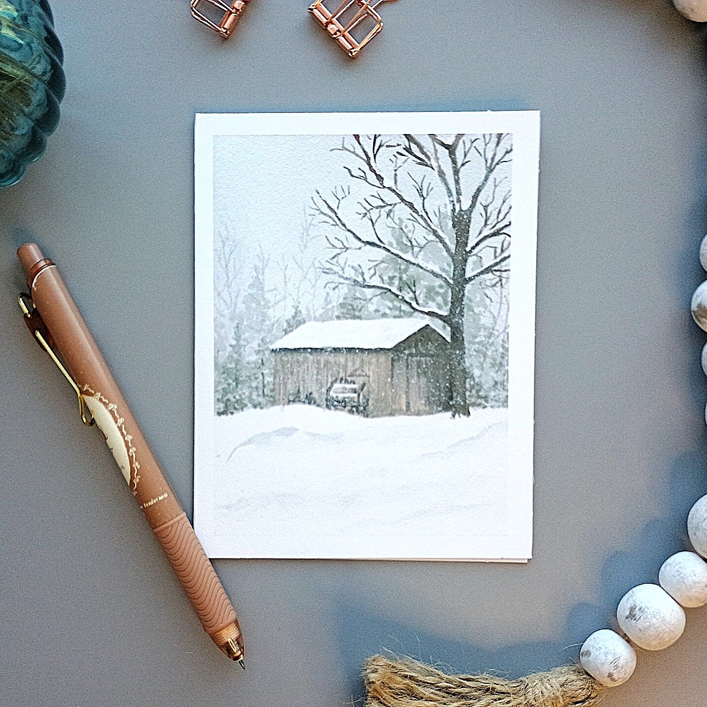 Snow Collection Notecards, set of 8