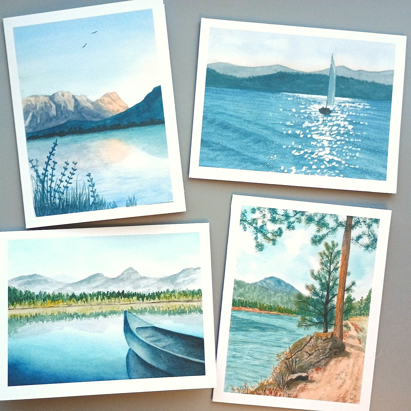 Lakes Collection Blank Notecards