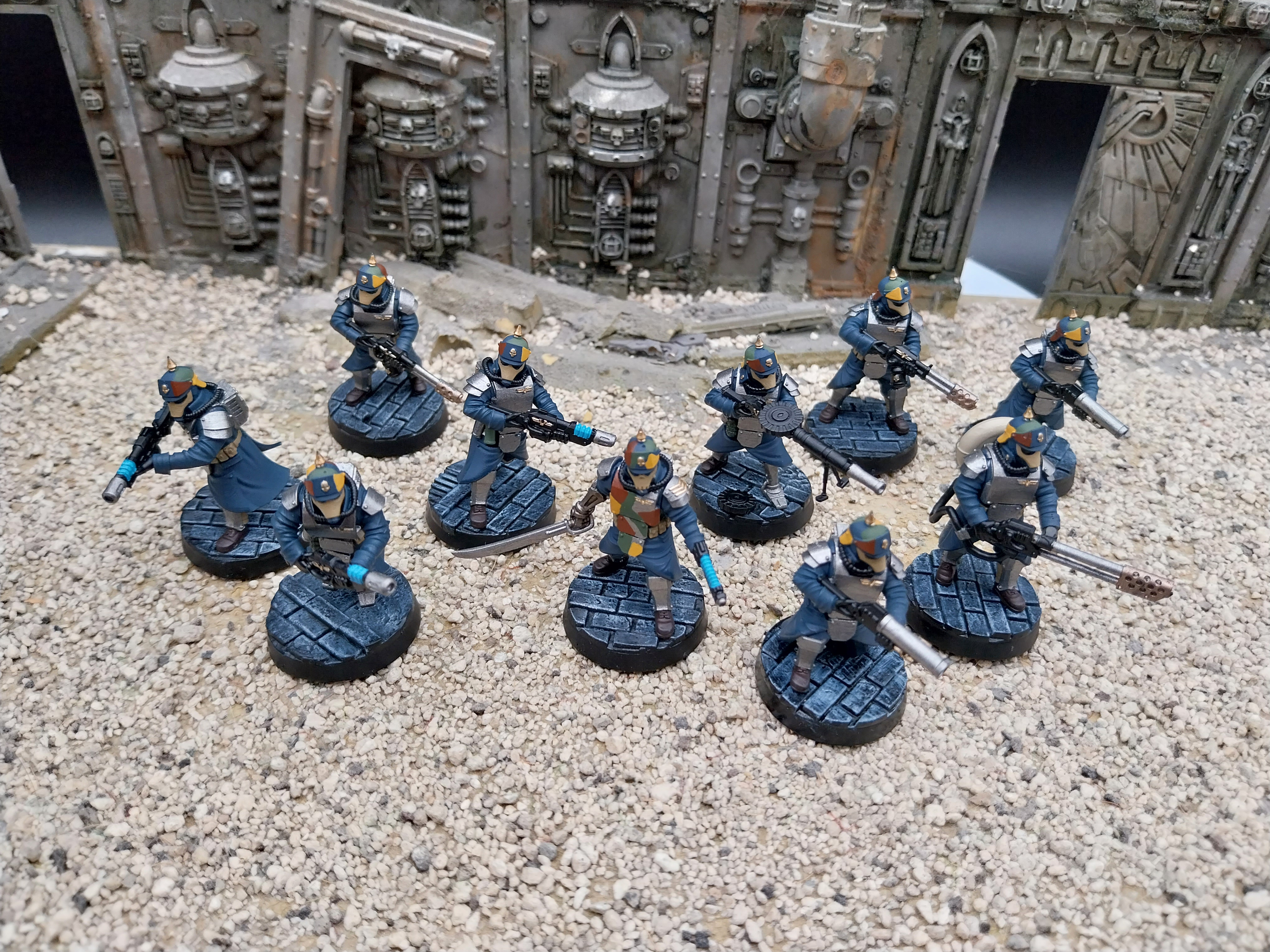 Death Korps of Krieg Grenadier Squad Warhammer 40 pro painted Militarum Pre-Sale